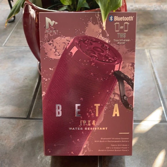 Beta ipx4 water resistant speaker Clearance